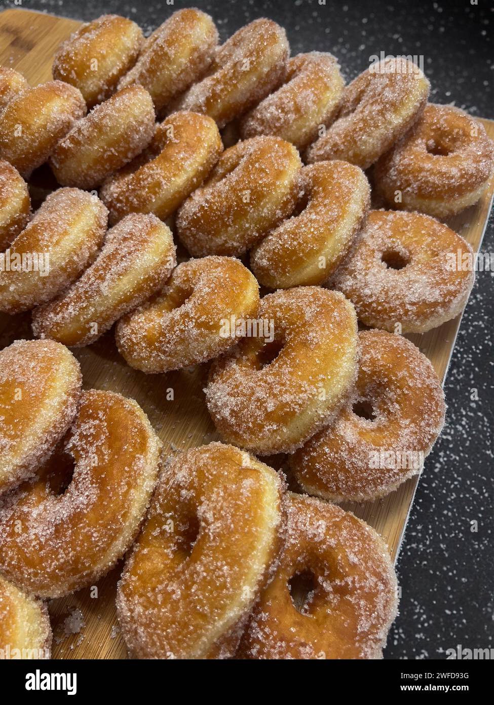 Frits ou parafrittus, beignets frits, dessert sarde typique Banque D'Images