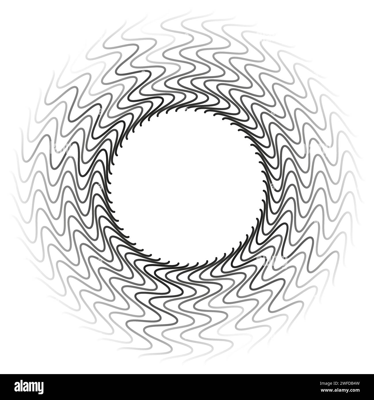 Élément spiralé, tourbillonnaire, torsadé. Whirlpool cyclique, conception de contortion Whirlwind. Illustration vectorielle. SPE 10. Illustration de Vecteur
