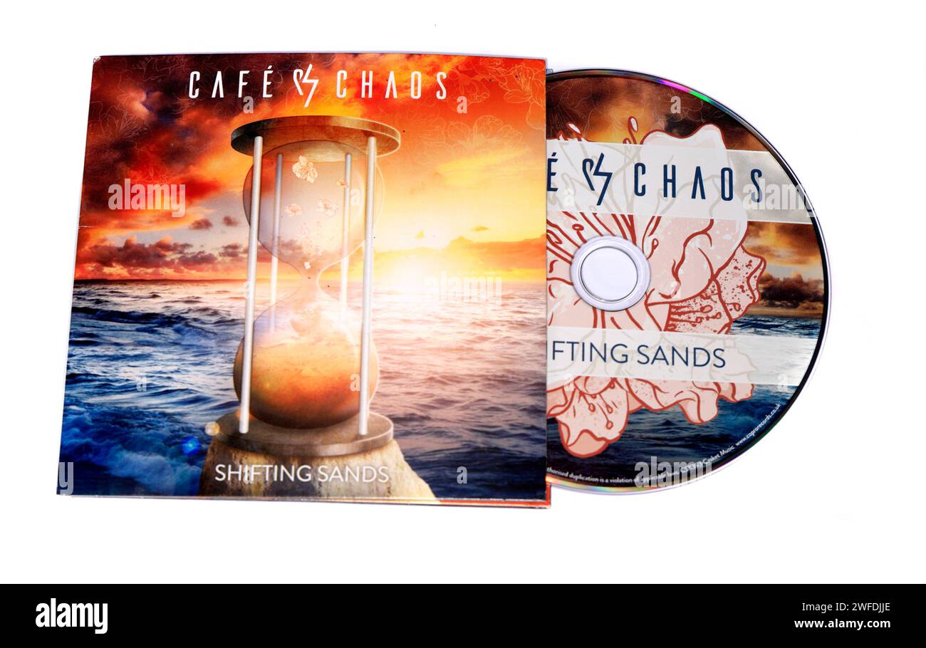 Café Chaos, album de Shifting Sands Banque D'Images