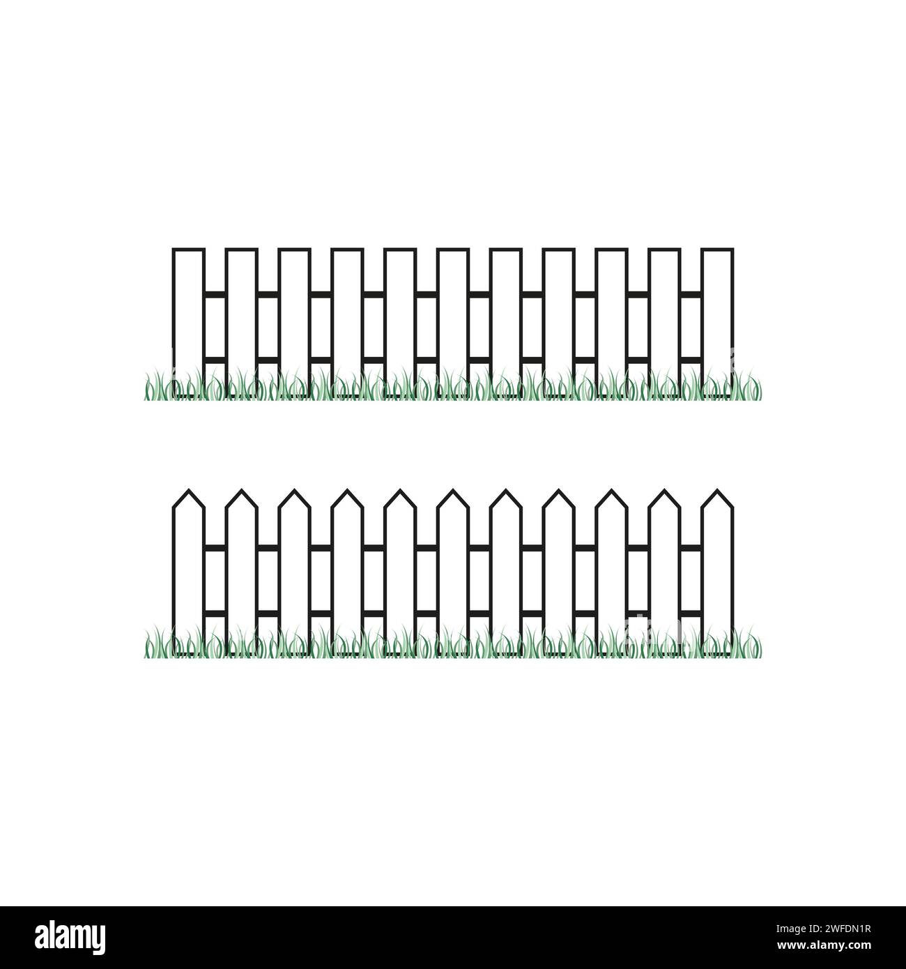 Icône de clôture. Illustration vectorielle. SPE 10. Image de stock. Illustration de Vecteur