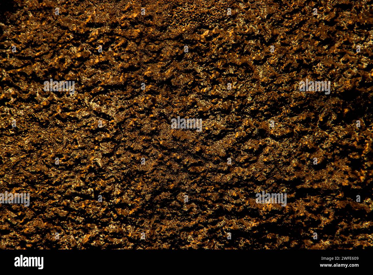 Texture de fond de mur brut abstrait bronze Banque D'Images