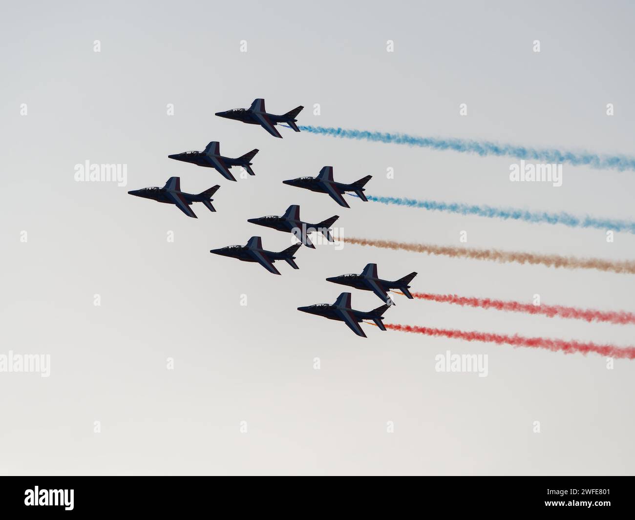 la patrouille de France Banque D'Images
