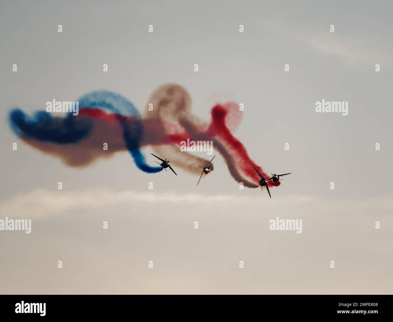 la patrouille de France Banque D'Images