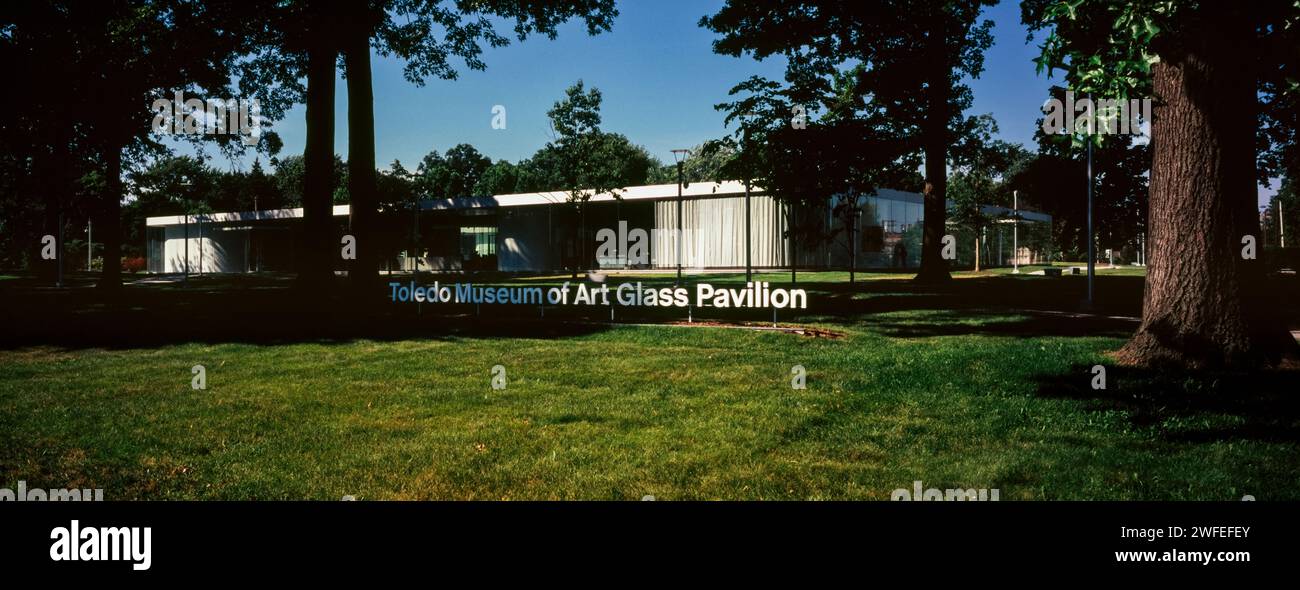 Museum of Art, Glass Pavilion, Toledo, Ohio Banque D'Images
