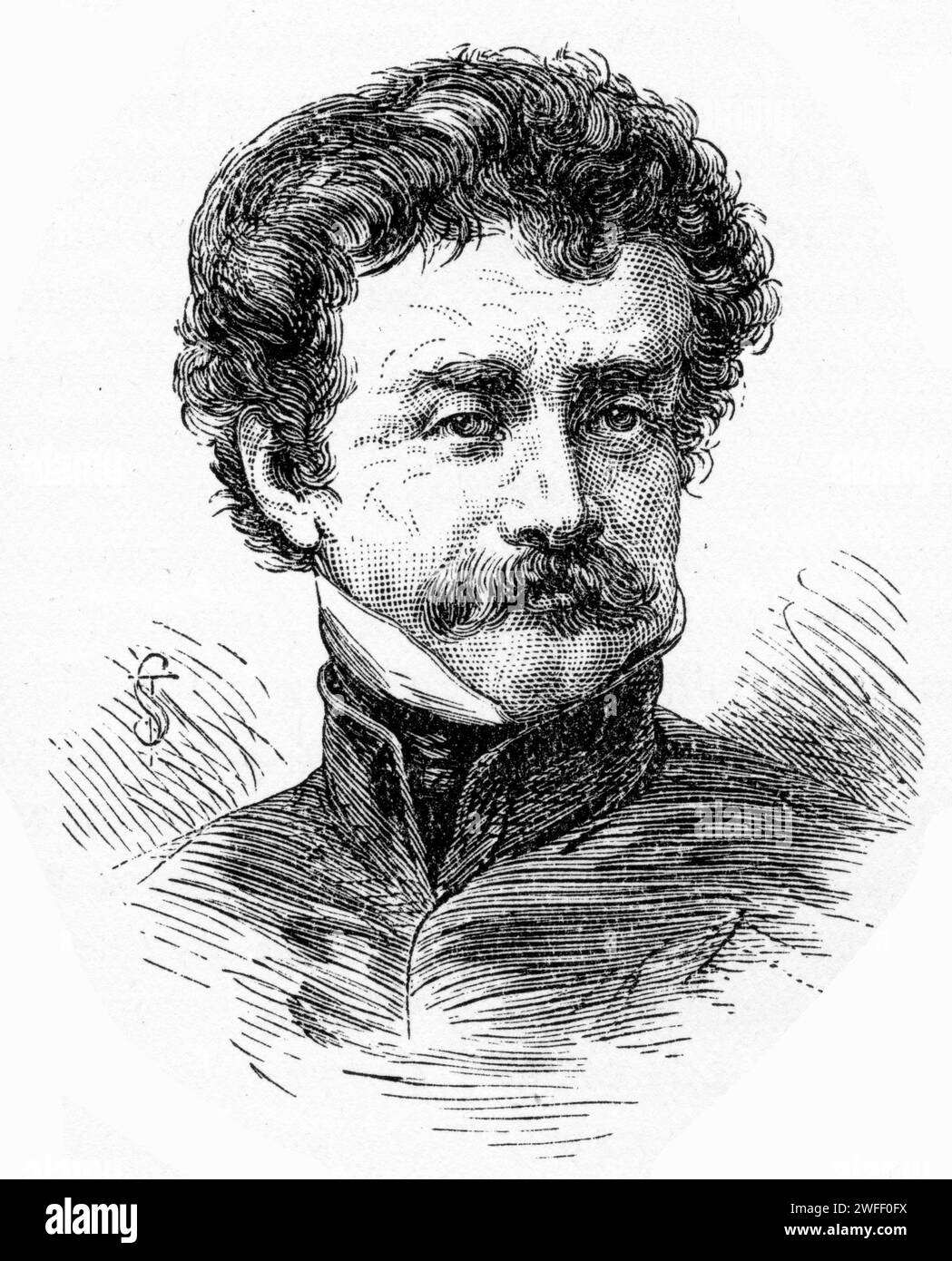 Portrait du maréchal Colin Campbell, 1e baron Clyde, GCB, KSI (1792 – 1863), était un officier de l'armée britannique. . Publié circa 1880 Banque D'Images