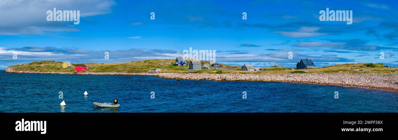Ile aux marins, archipel français de Saint Pierre Miqueleon, Terre-Neuve, Canada Banque D'Images
