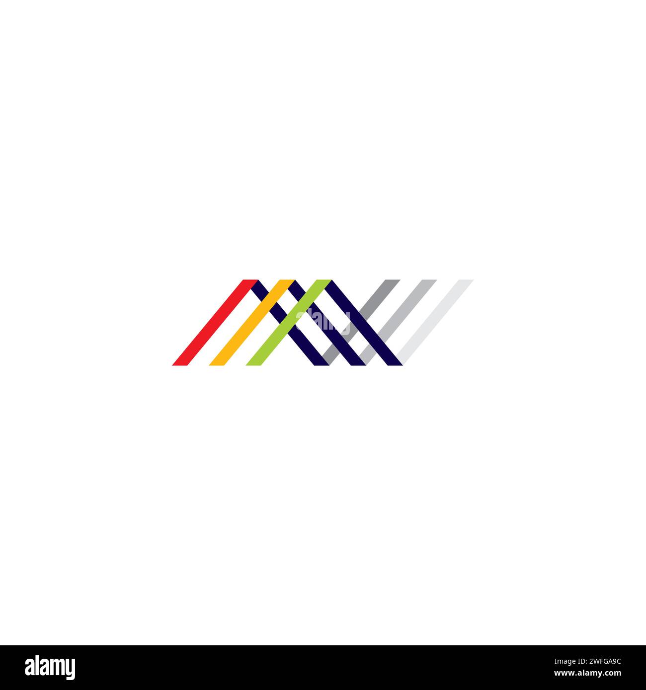 N logo Design simple Illustration de Vecteur