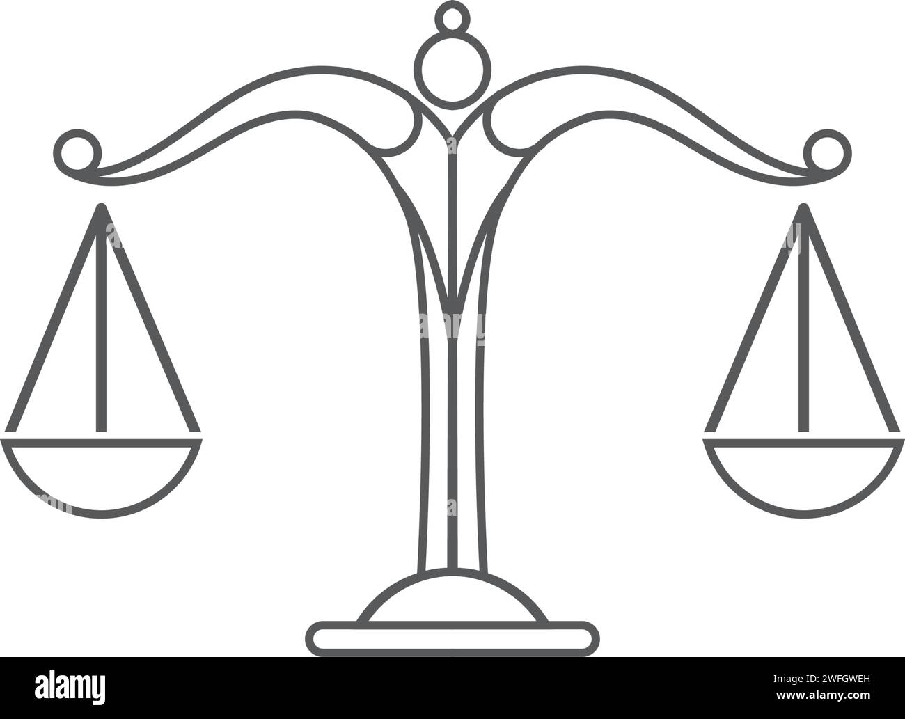 Loi sur la justice logo modèle vecteur illusutration design Illustration de Vecteur