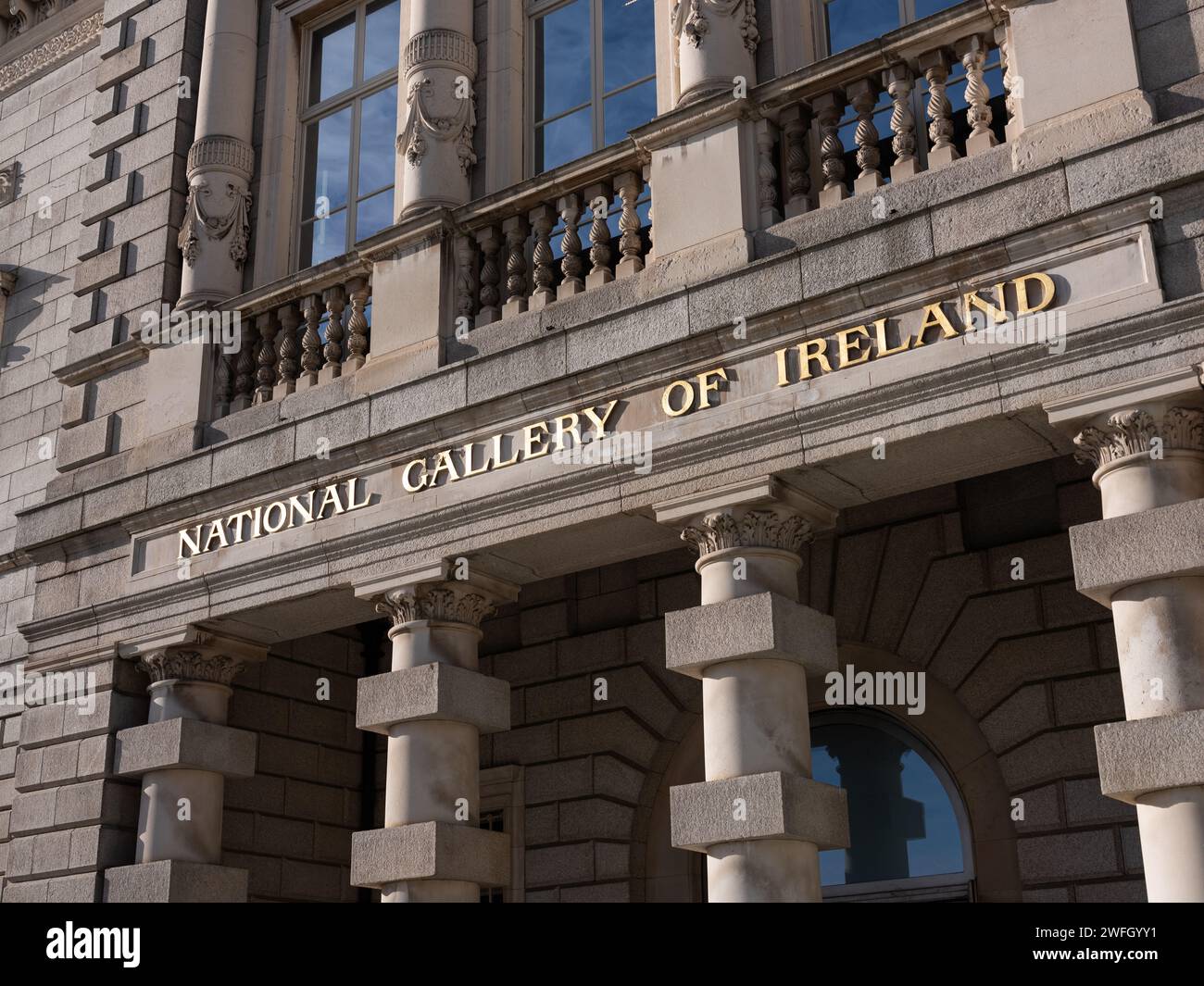 La Galerie nationale d'Irlande, ville de Dublin, Irlande. Banque D'Images