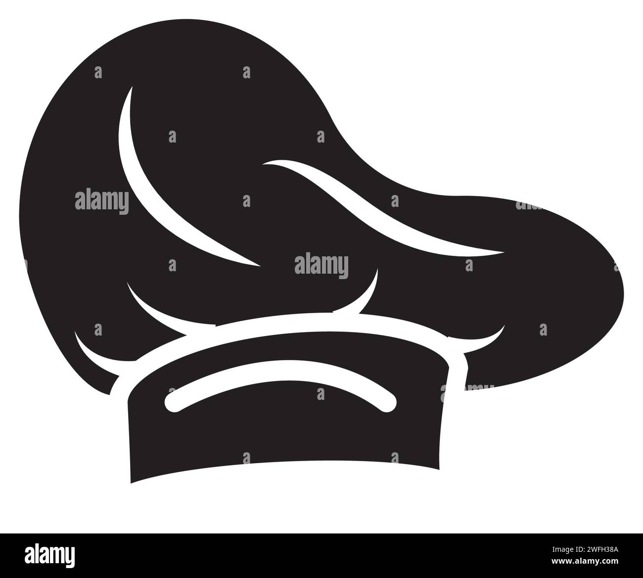 Chef hat modèle logo vector illustration Illustration de Vecteur