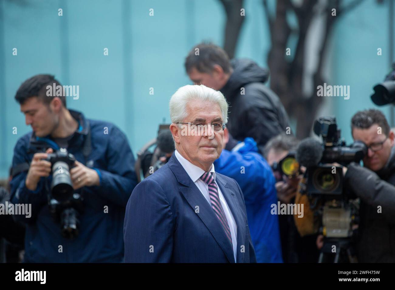 Max Clifford à la cour Southwark Banque D'Images