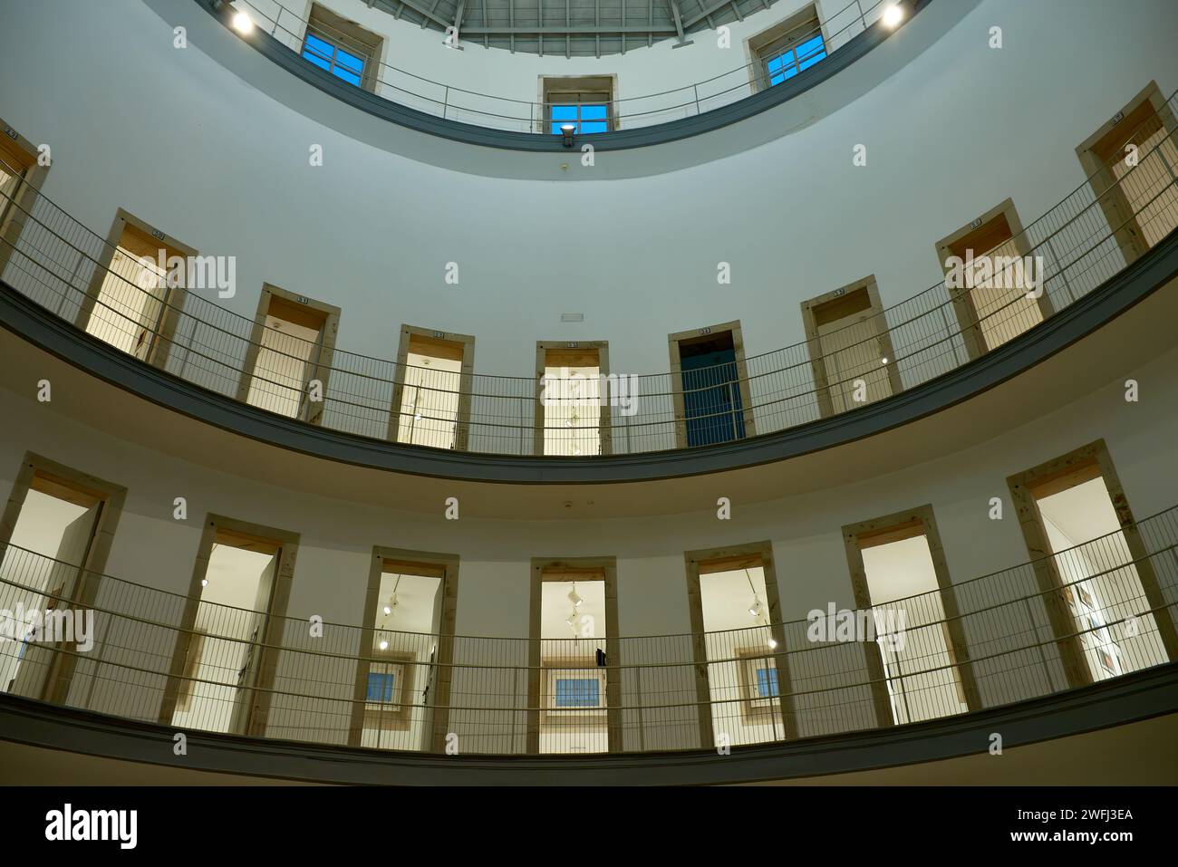 LUGO, ESPAGNE ; 27 janvier 2024 : l'ancienne prison de Lugo a été réhabilitée et est maintenant un centre culturel avec des expositions permanentes liées au hist Banque D'Images