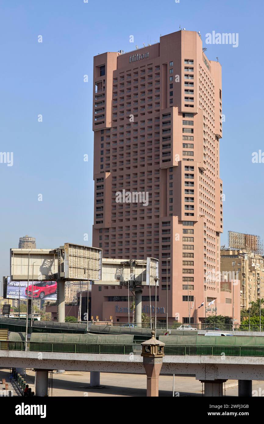 Ramses Hilton Hotel, le Caire, Egypte Banque D'Images