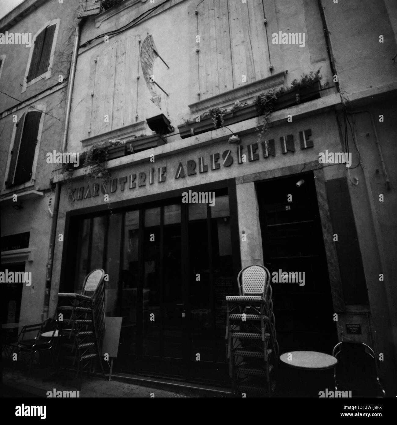 Photographie altérée, Arles, Bouches-du-Rhône, région PACA, France Banque D'Images