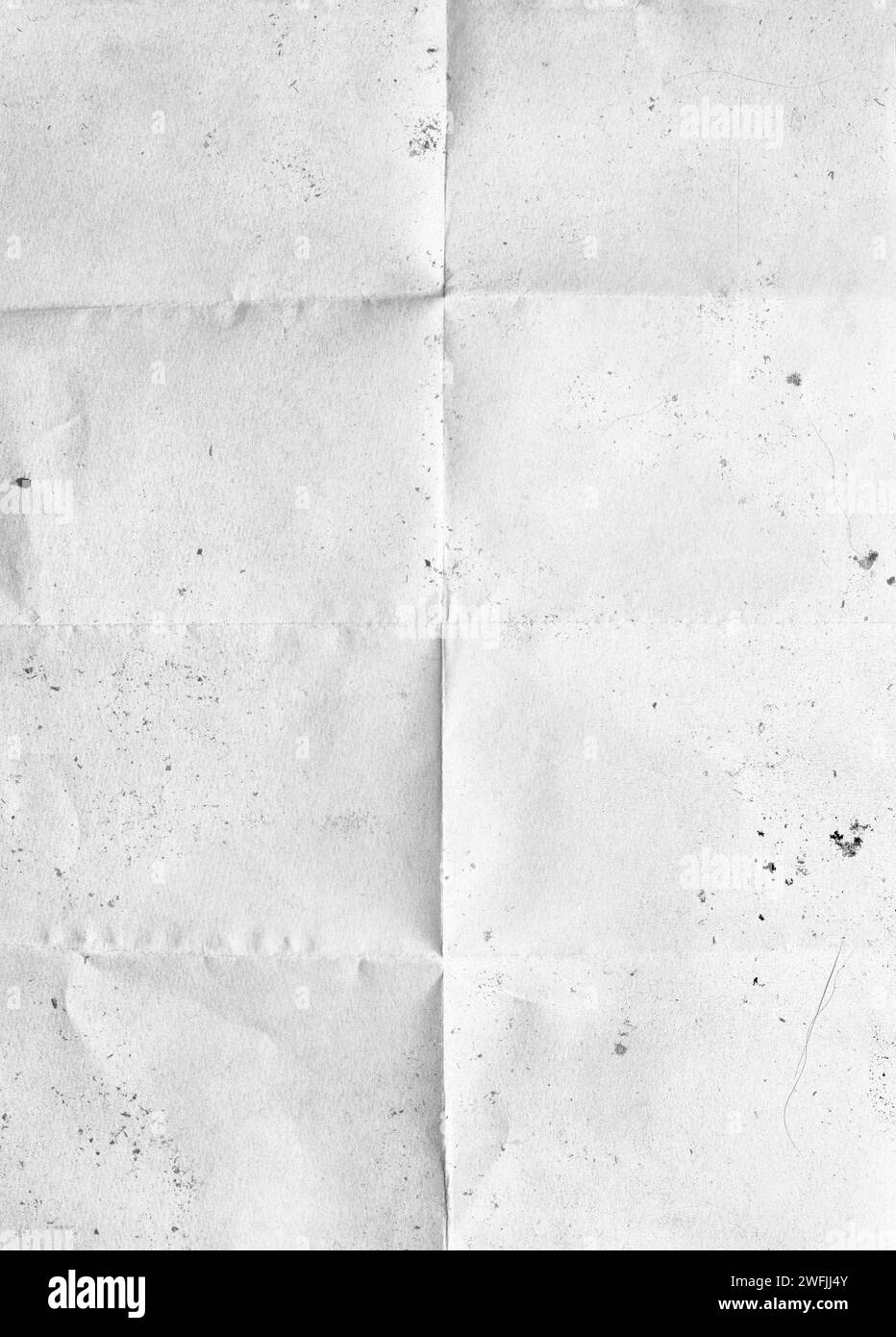 Papier plié recyclé. Texture du papier froissé 8 Banque D'Images