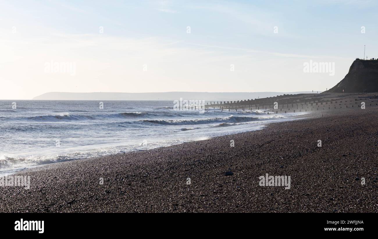 Seascape Misty Banque D'Images