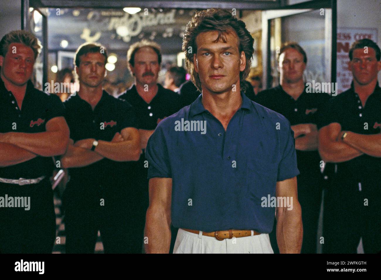 Patrick Swayze, Sam Elliott, 'Road House' (1989) Crédit Photo : Mgm/Ua /  The Hollywood Archive Référence Dossier # 33962-305tha Photo Stock - Alamy