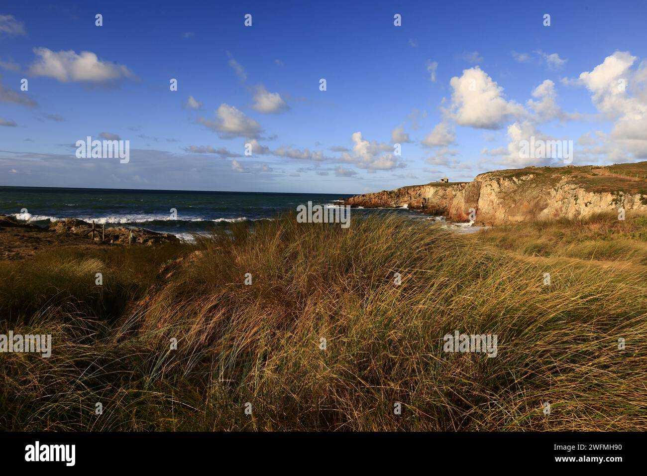 La presqu'île de Quiberon est une péninsule française située dans le Morbihan, Bretagne Banque D'Images