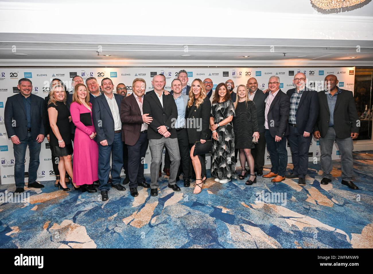 Londres, Royaume-Uni. 31 janvier 2024. Nordoff et Robbins Legends of Rugby Dinner 2024 au Grosvenor House Hotel Londres, Royaume-Uni. Crédit : Voir Li/Picture Capital/Alamy Live News Banque D'Images