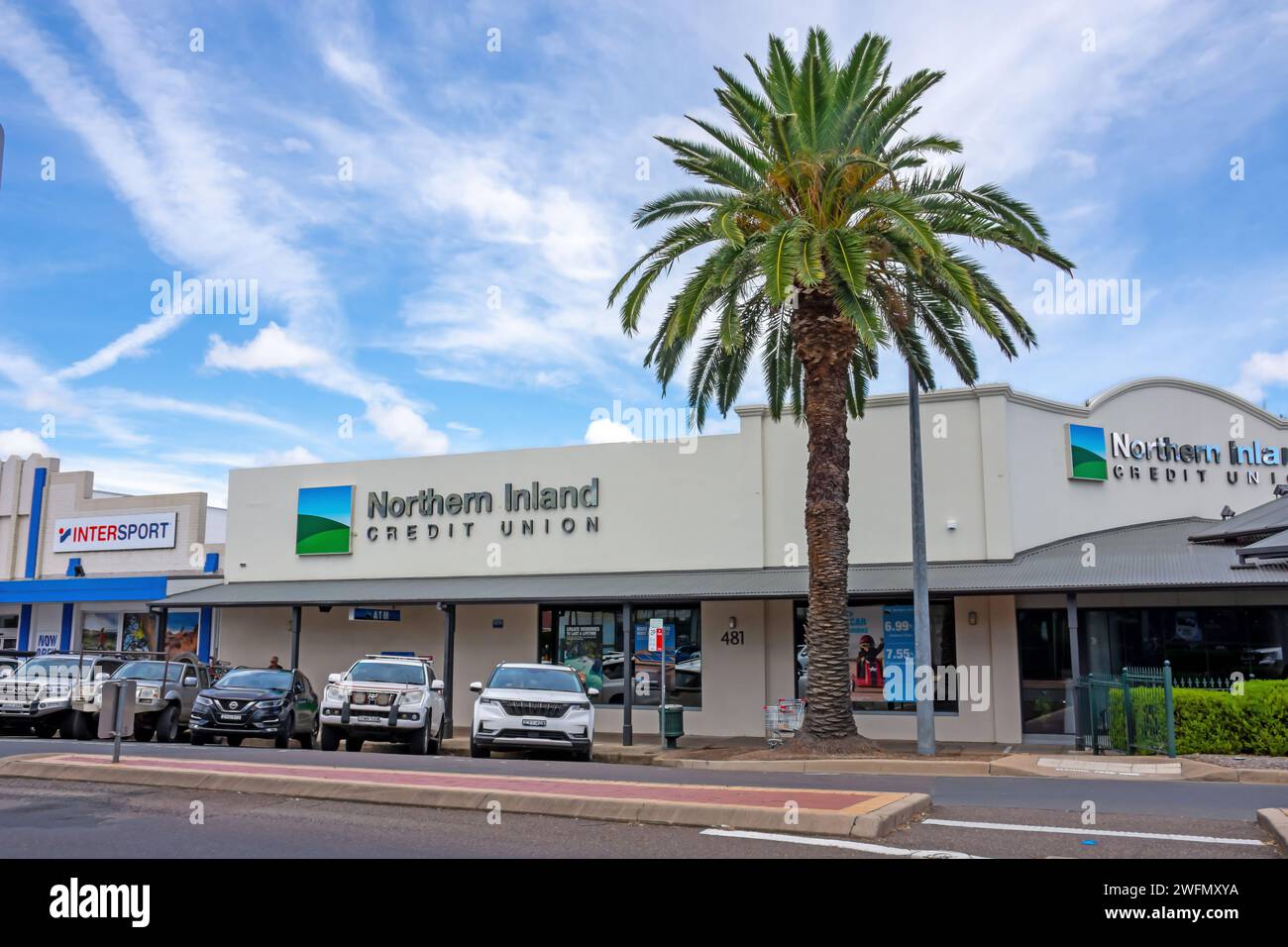 Northern Inland Credit Union Tamworth Australia. Banque D'Images