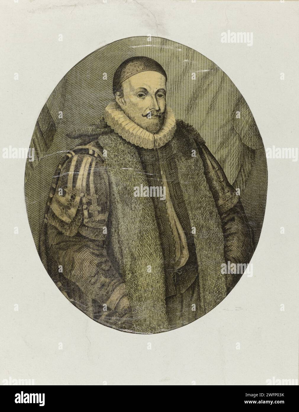 Portrait de Guillaume Ier, Prince d'Orange, Anonyme, 1800 - 1899 imprimer papier préparé par Low Countries Banque D'Images