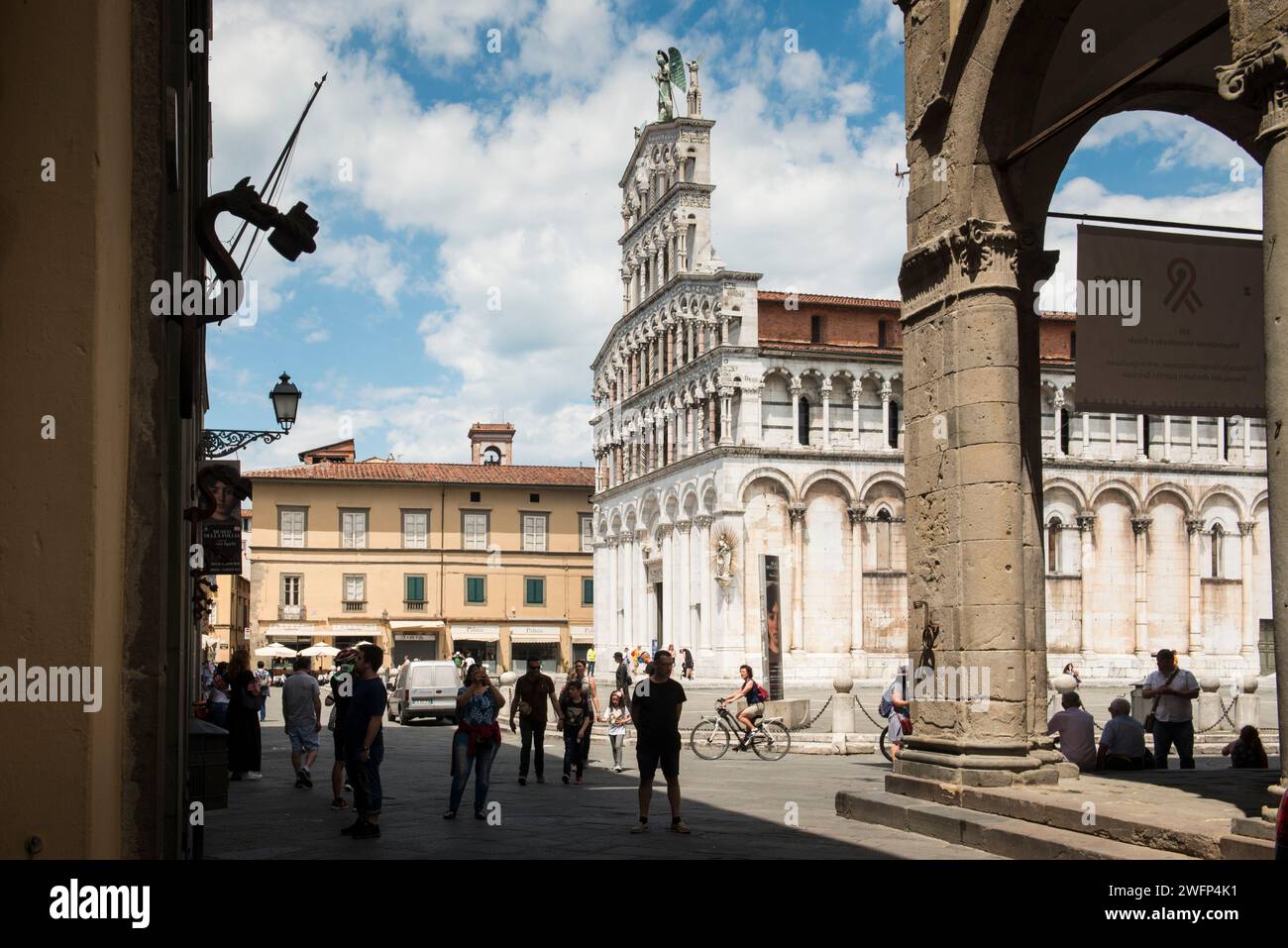 Chiesa di San Michele in Foro, Lucca, Toscane, Italie Banque D'Images