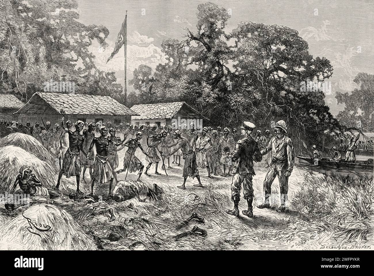 GRANDE GRAVURE DE la Prise de PAMPELUNE le 17 septembre 1823 Pamplona