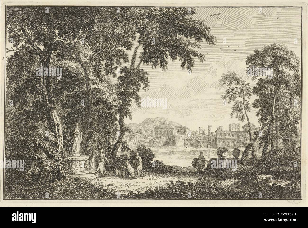 Estampe Paysage Marin Herbert Lespinasse - Gravure Numérotée 31/40, XXe Siècle, Occasion Bon état