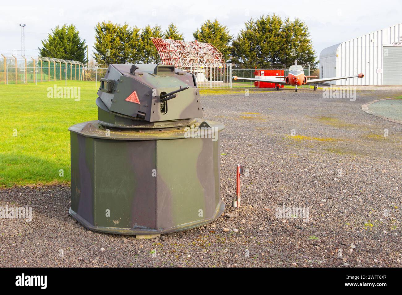 Mod hack bunker secret vert cheshire, utilisé dans la guerre froide comme abri contre les explosions nucléaires, poste de commandement maintenant un musée Banque D'Images
