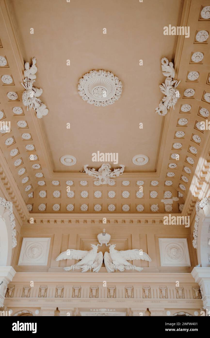 Le plafond du café Gloritte à Vienne Banque D'Images