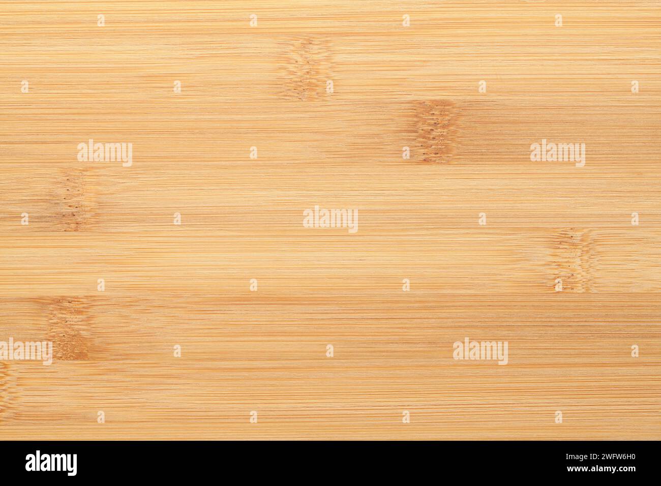 Planche de bambou plat avec fond de texture de grain de bois. Banque D'Images