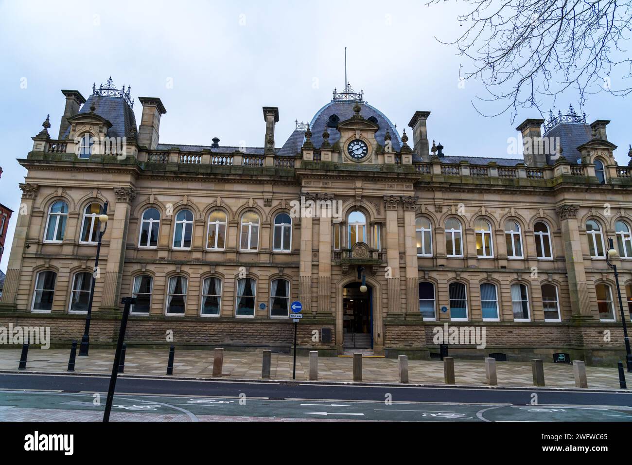 Wolverhampton, Angleterre – janvier 31 2024 : Front of the Grade 2 est classé Wolverhampton Law courts sur North Street dans la ville Banque D'Images