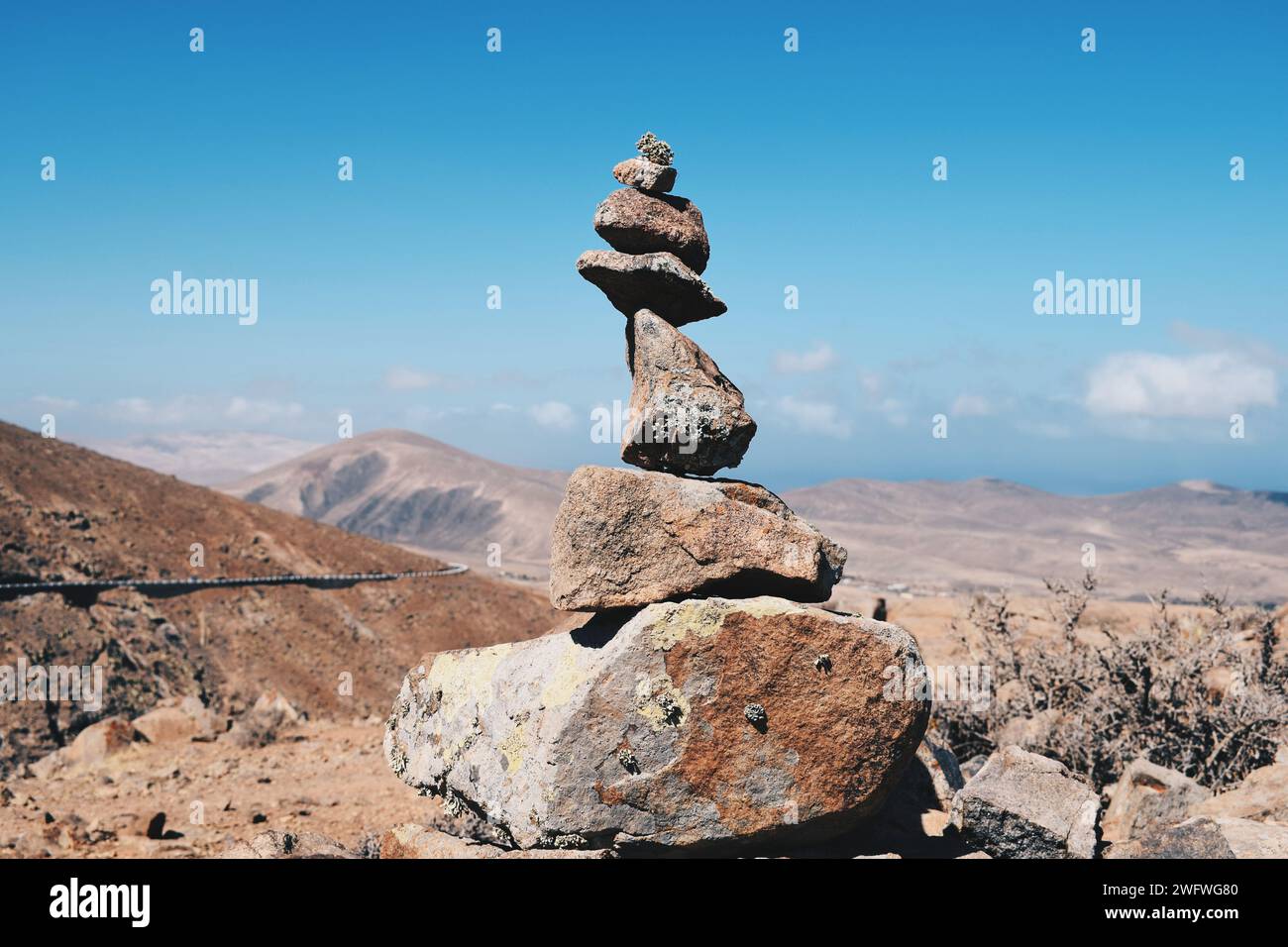 Photo prise sur l'île de Fuerteventura en Espagne le 13 août 2017 Banque D'Images