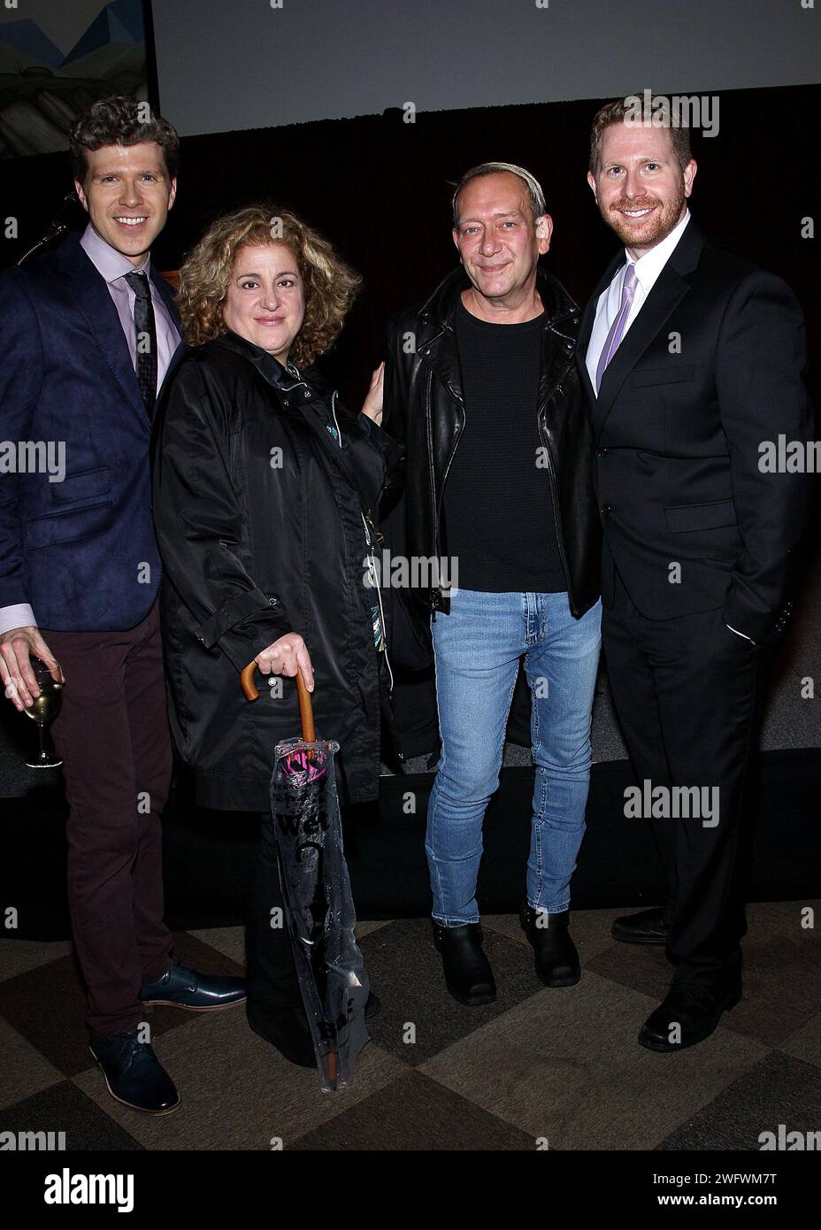 New York, NY, États-Unis. 26 novembre 2018. Will Reynolds, invité, Eric Price à la 14e cérémonie annuelle de remise des prix Fred Ebb au American Airlines Theatre. Crédit : Steve Mack/Alamy Banque D'Images