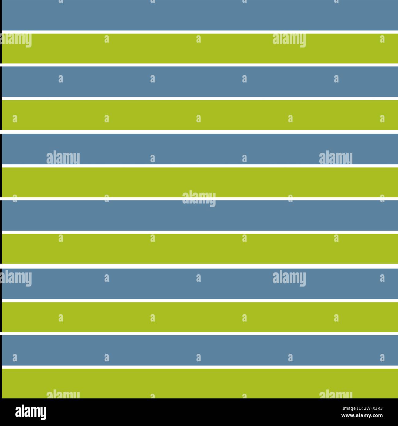 Motif à rayures. Illustration de bandes horizontales vert clair et bleu. Conception de papier peint Banque D'Images