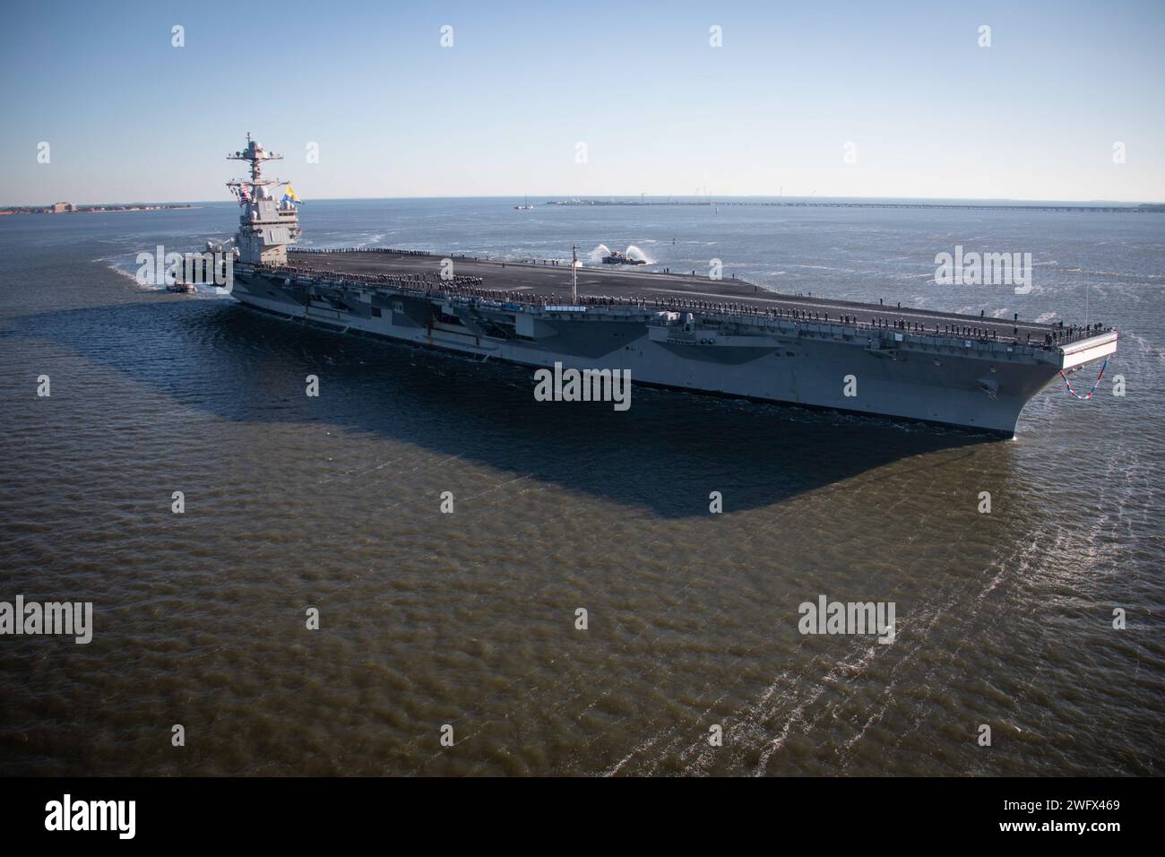 Le plus grand porte-avions du monde, USS Gerald R. Ford (CVN 78 ...
