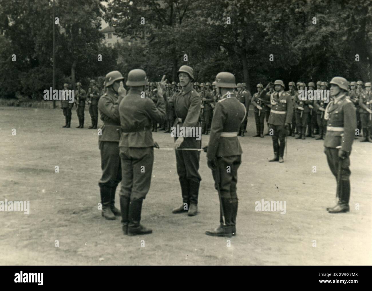 wwii - Seconde Guerre mondiale, soldats allemands, luftwaffe, Allemagne - 1938 Banque D'Images