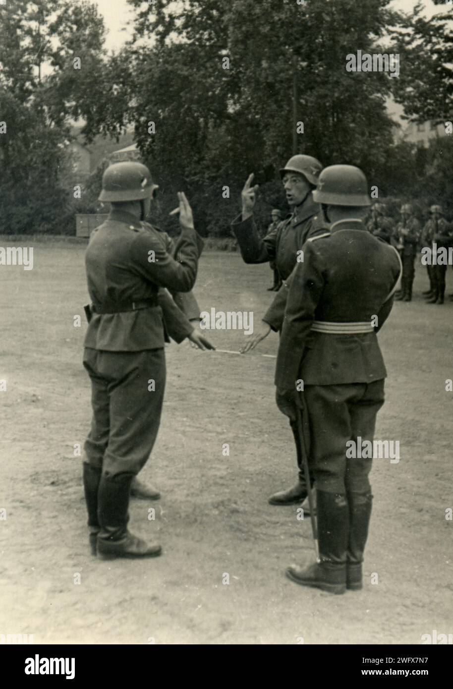 wwii - Seconde Guerre mondiale, soldats allemands, luftwaffe, Allemagne - 1938 Banque D'Images