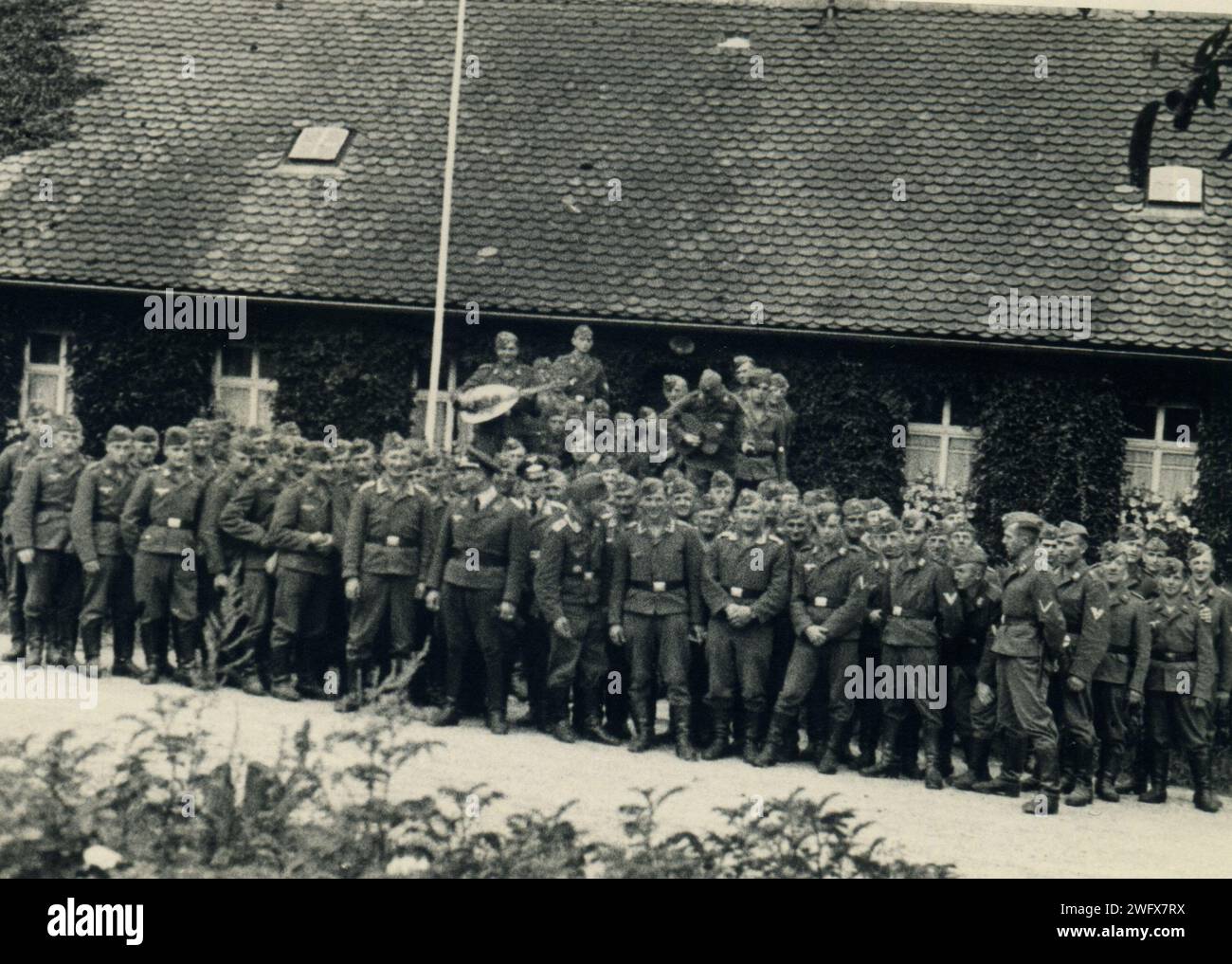 wwii - Seconde Guerre mondiale, soldats allemands à Schramberg, Allemagne - 1941-08-20 Banque D'Images