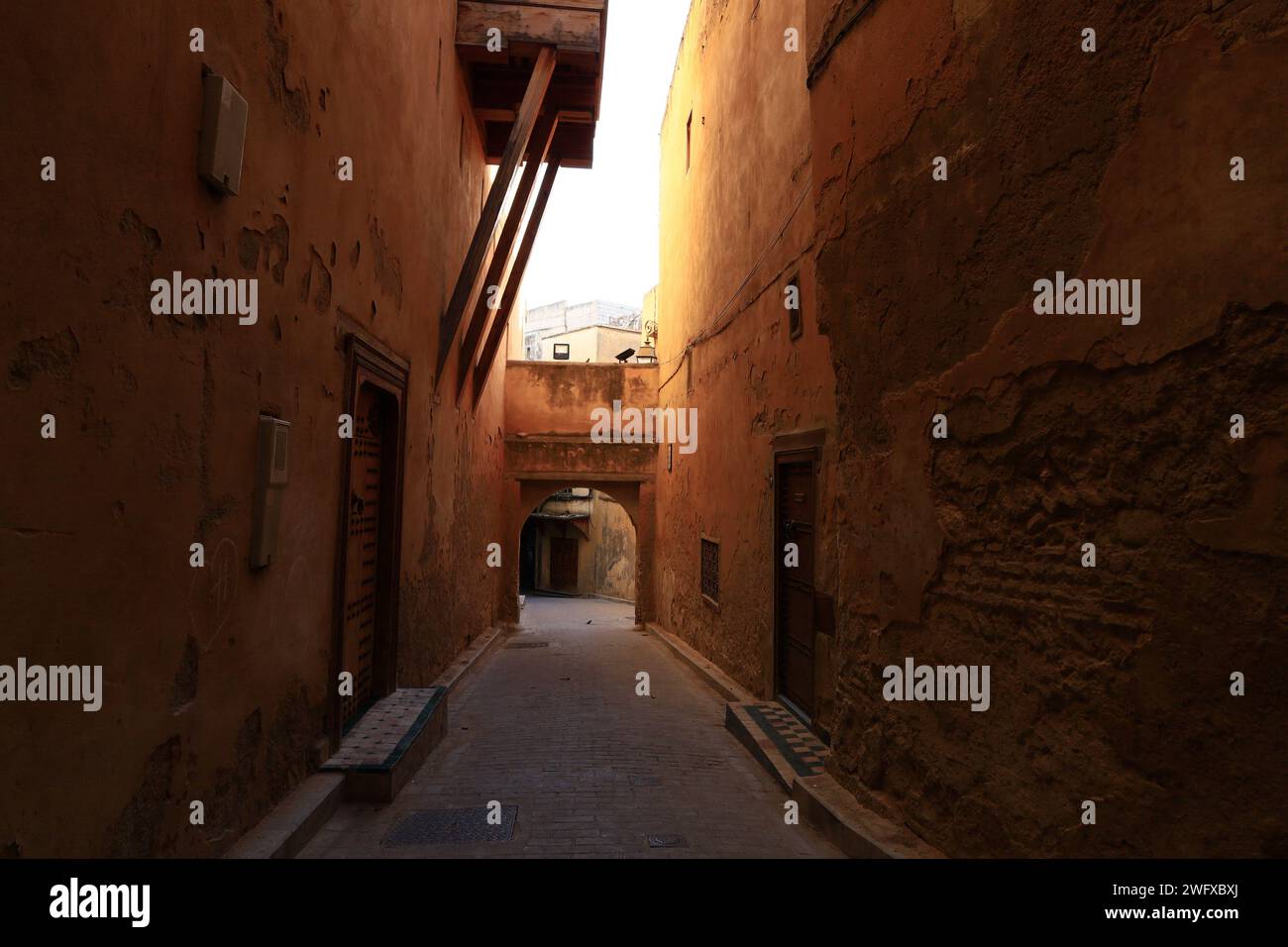 Fès est une ville du nord du Maroc et la capitale de la région administrative de Fès-Meknès Banque D'Images