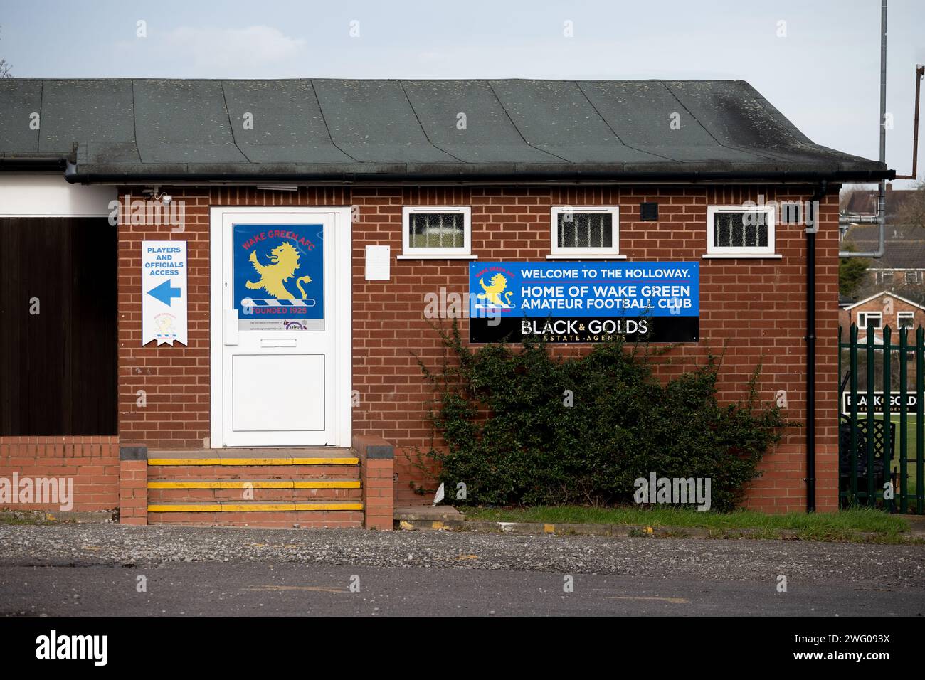 Wake Green amateur football Club Building, Shirley, West Midlands, Angleterre, Royaume-Uni Banque D'Images