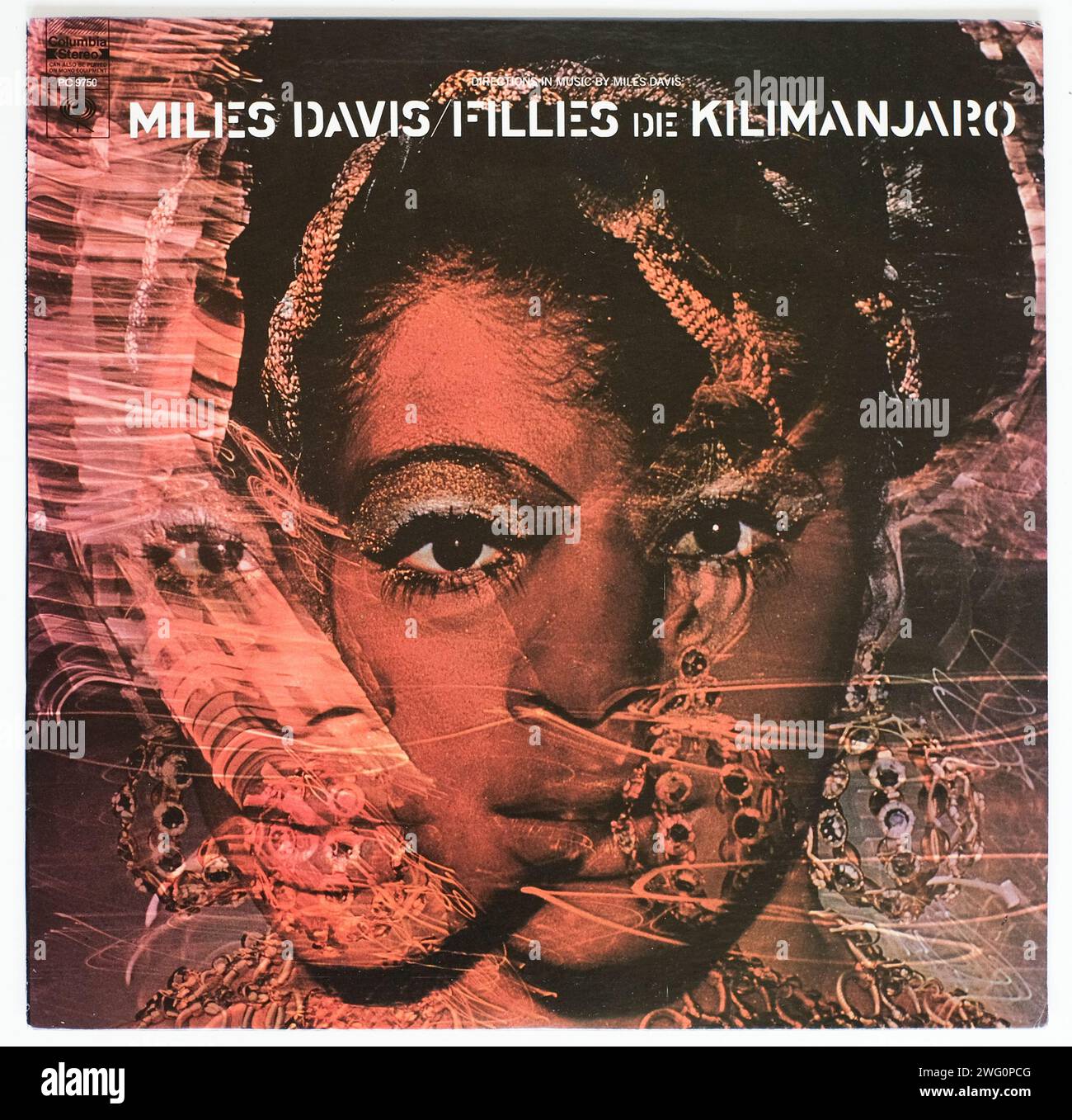 La pochette de filles de Kilimanjaro, album de Miles Davis en 1968 sur la Colombie - USAGE ÉDITORIAL SEULEMENT Banque D'Images