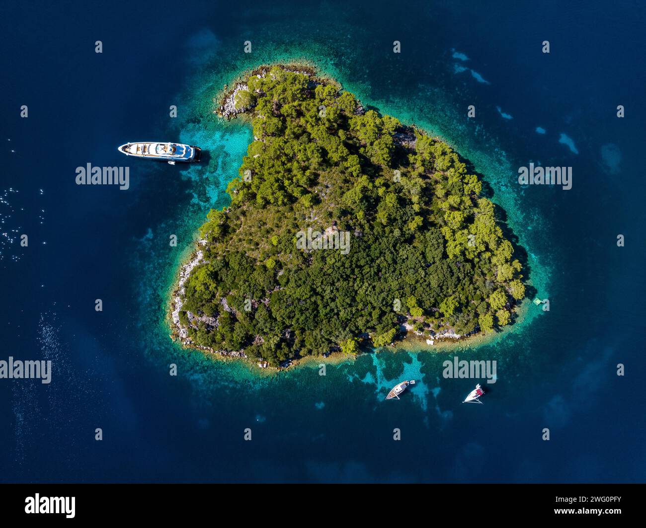 Île de Lastovo, Croatie Banque D'Images