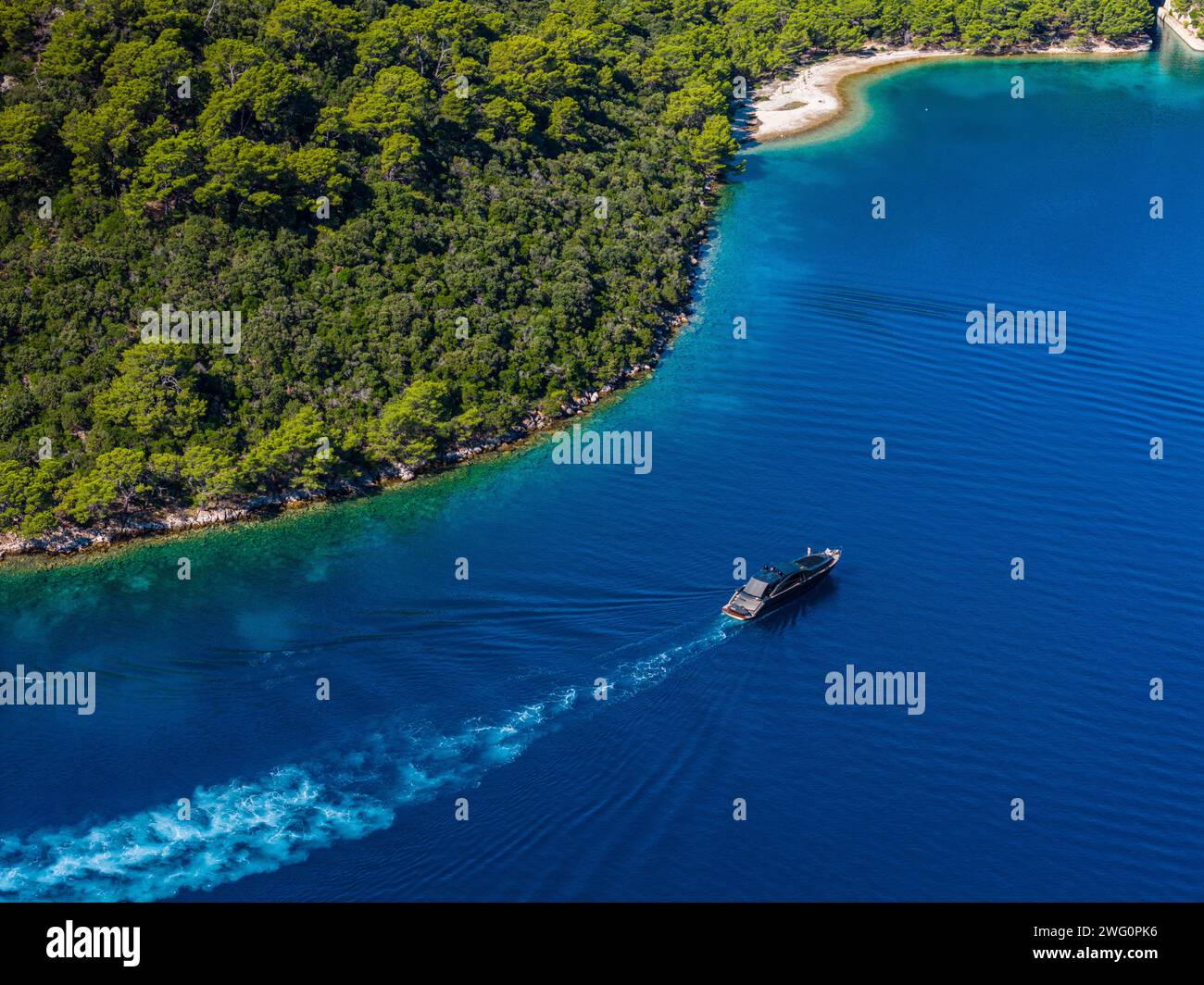 Île de Lastovo, Croatie Banque D'Images