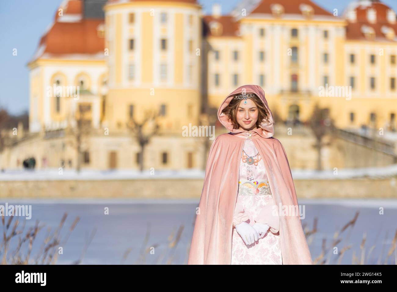 Cette année, le film de conte de fées le plus populaire de tous les temps célèbre un anniversaire spécial. Au château de Moritzburg, l'un des lieux du film, le Banque D'Images