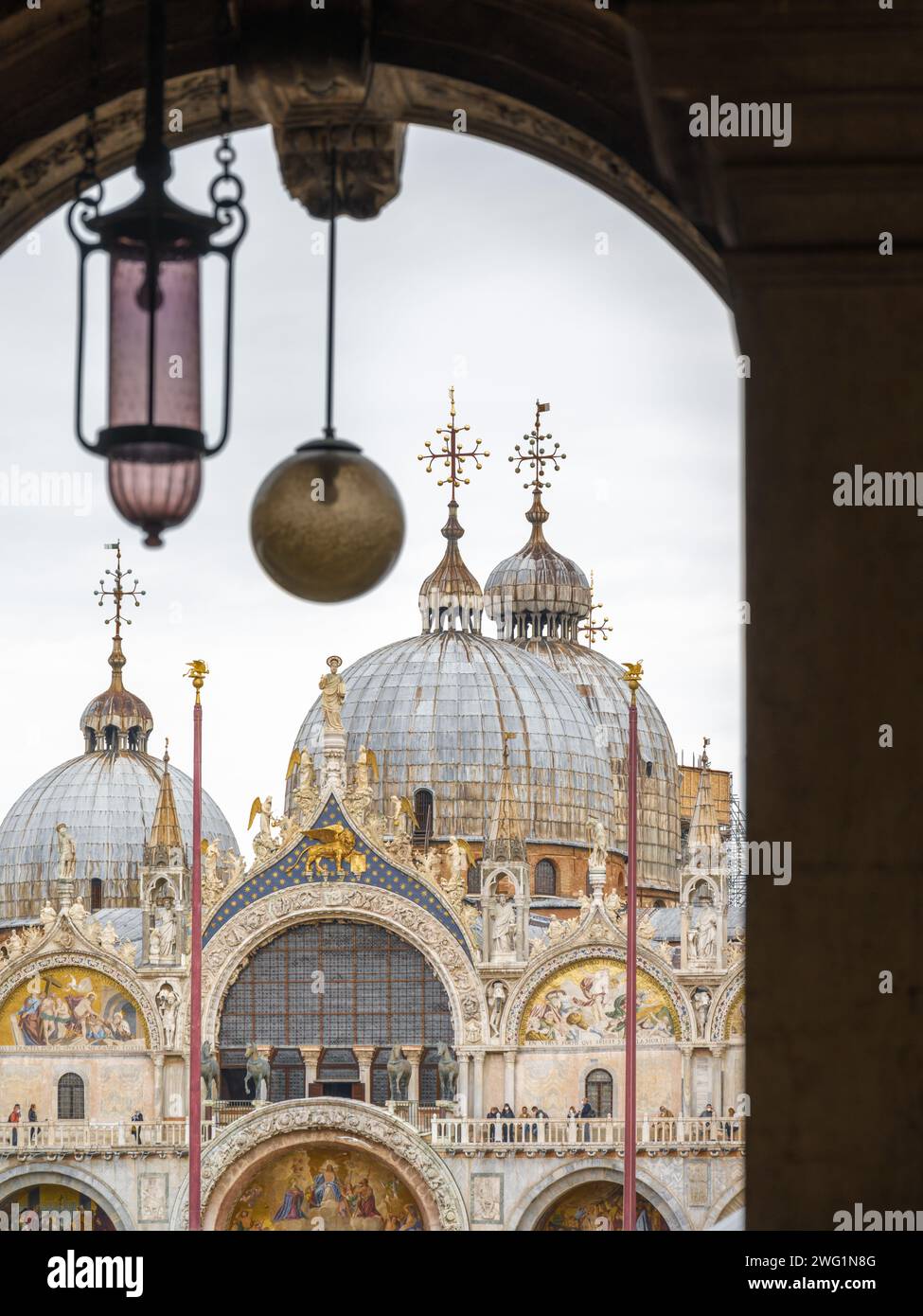 Basilique Saint-Marc, Basilica di San Marco, Venise, Italie Banque D'Images