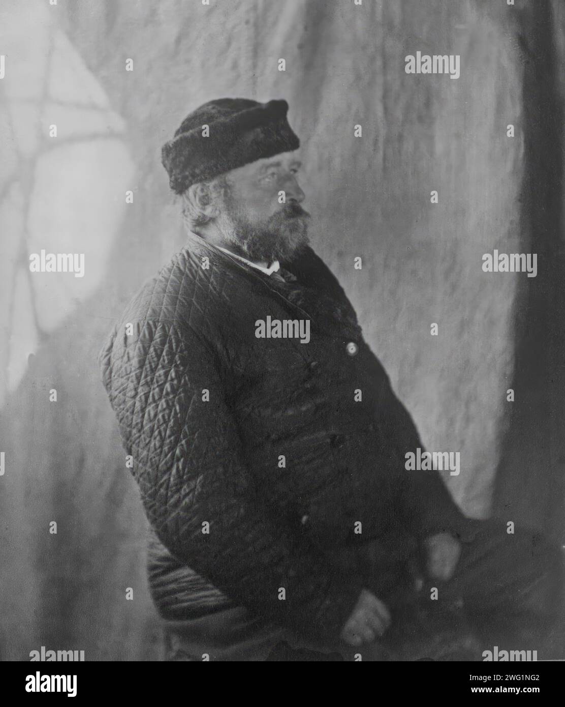 Portrait de l'explorateur Adolf Erik Nordenski&#xf6;ld pris dans le cadre de l'expédition Vega 1878-1880. Banque D'Images