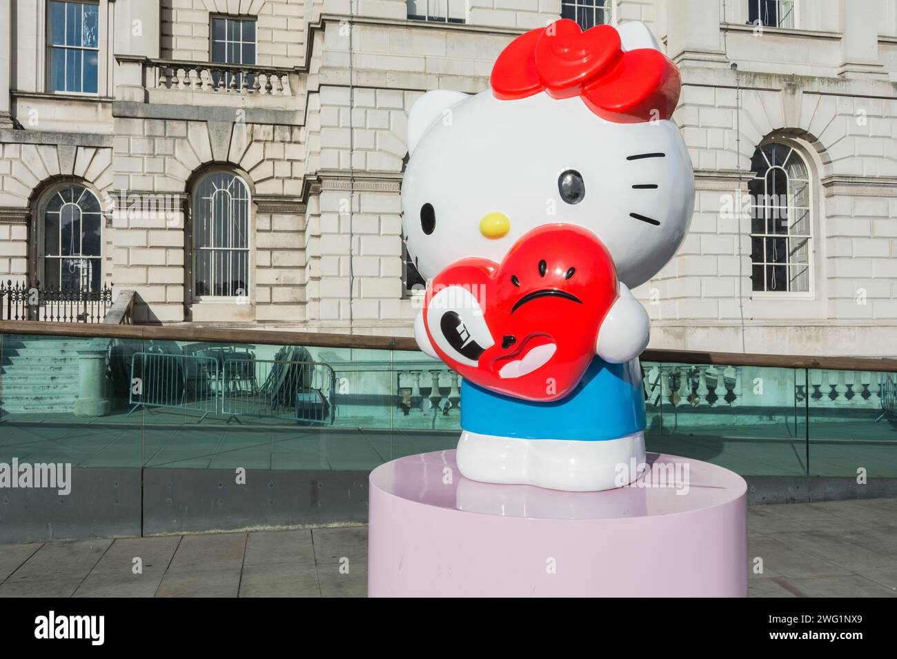 Hello Love de Hattie Stewart, Somerset House, River Terrace, Londres, Angleterre, ROYAUME-UNI Banque D'Images