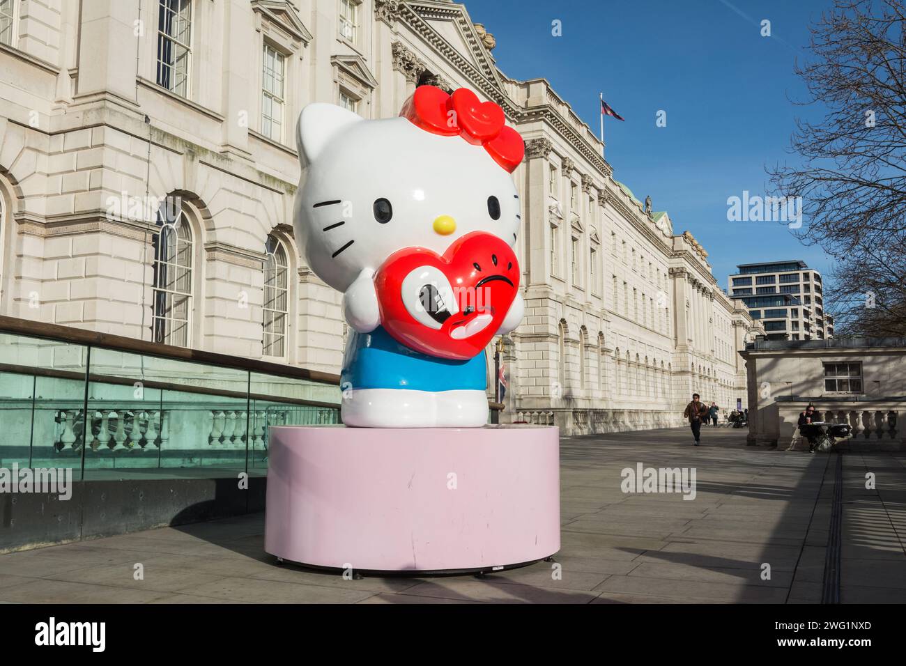 Hello Love de Hattie Stewart, Somerset House, River Terrace, Londres, Angleterre, ROYAUME-UNI Banque D'Images