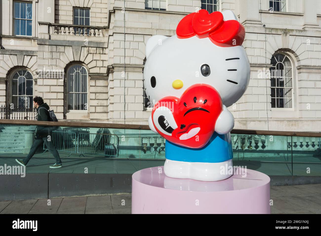 Hello Love de Hattie Stewart, Somerset House, River Terrace, Londres, Angleterre, ROYAUME-UNI Banque D'Images